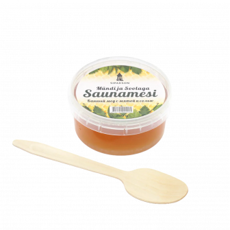 Sauna honey with mint extract and salt, 200g