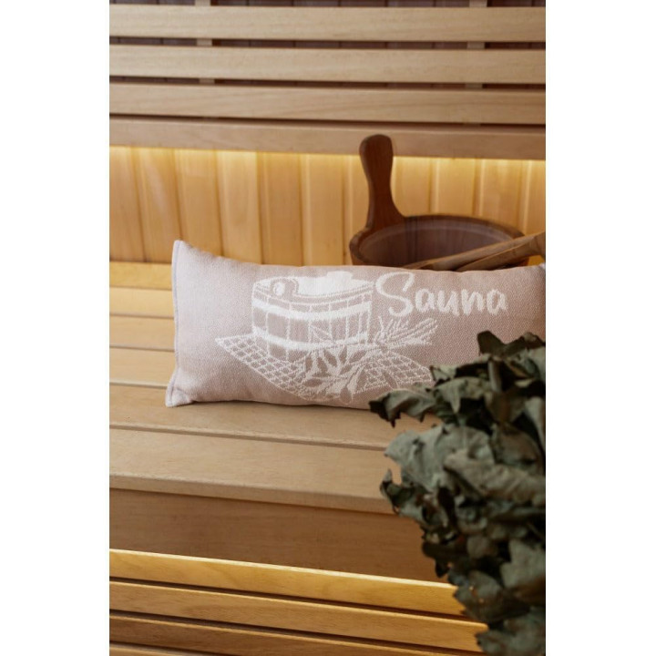 Sauna pillow, beige