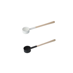 Sauna ladle SAUFLEX 53 cm, white and black 