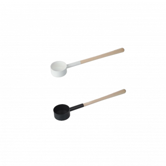 Sauna ladle SAUFLEX 53 cm, white and black