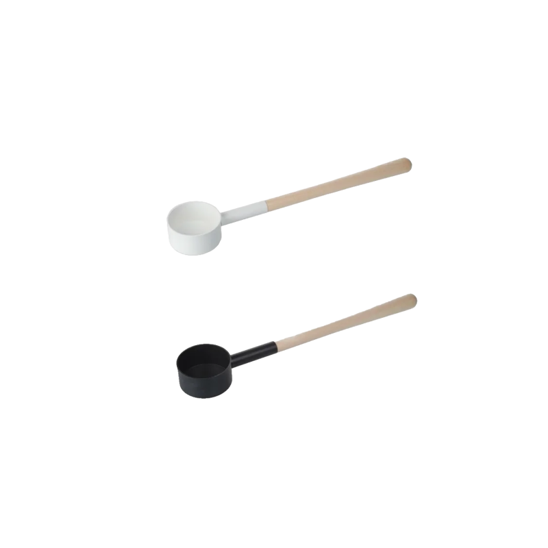 Sauna ladle SAUFLEX 53 cm, white and black