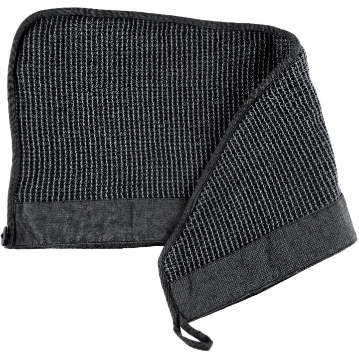 Gift set in a gift box RENTO KENNO FOR HER. Hair towel and apron, gray