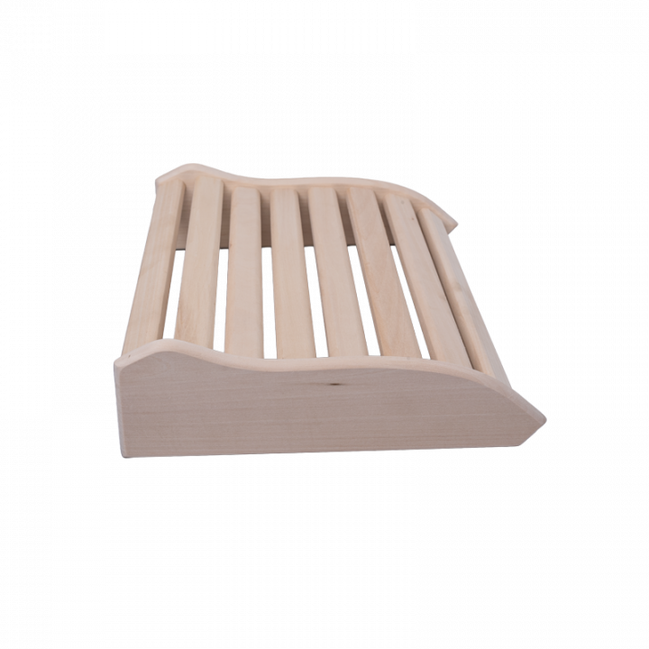 Sauna headrest, linden
