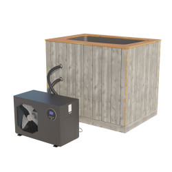 Kirami Premium NordicIce S cold plunge tub with Dualex heat pump, 500 l 