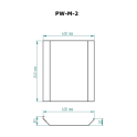 SKAMET protective wall for P and PT model wood-burning sauna stoves - 2