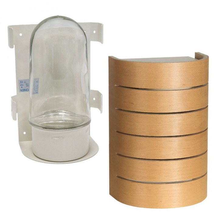 Raita sauna lamp, RTL, E27/40W, alder