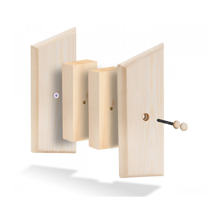 AD door handle for glass doors C, pine