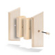 AD door handle for glass doors C, pine