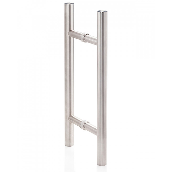 AD Door handle for glass doors AU Premium, stainless steel