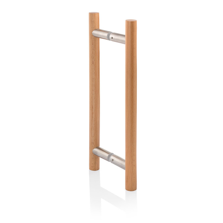 AD Door handle for glass doors AU Mini Premium, wood