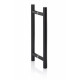 AD Door handle for glass doors AU Mini Premium, metal-black
