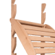 Relaxation bunk for sauna, black alder