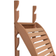 Relaxation bunk for sauna, cedar