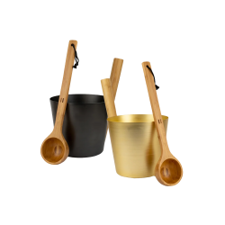 RENTO aluminum bucket and ladle set 