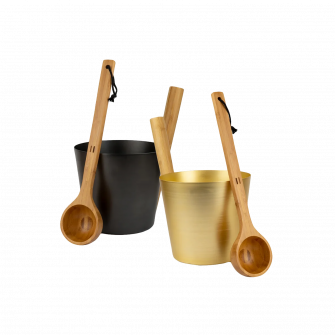 RENTO aluminum bucket and ladle set