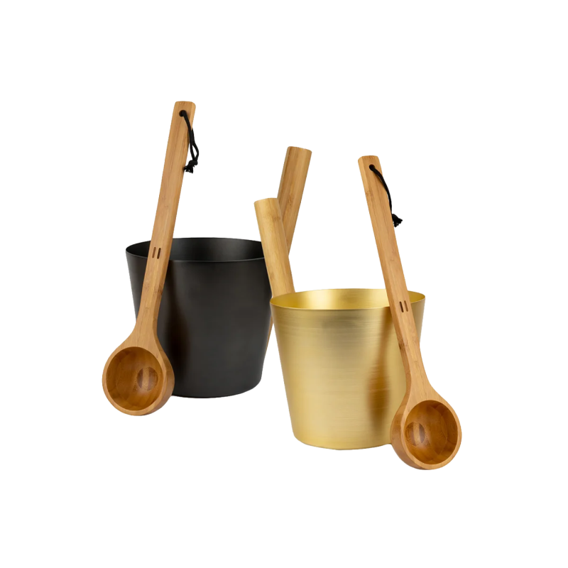 RENTO aluminum bucket and ladle set
