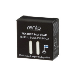 RENTO salt soap, tea tree 50 g.  RENTO salt soap, tea tree 50 g.