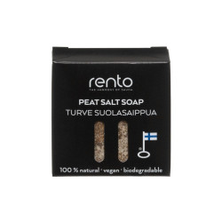 RENTO salt soap, peat 50 g.  RENTO salt soap, peat 50 g.