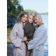 Bathrobe in a gift box, RENTO KENNO, light gray