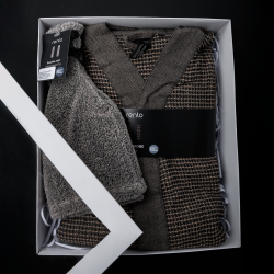 Gift set in gift box RENTO KENNO FOR HIM. Bath robe and hat  Gift set in gift box RENTO KENNO FOR HIM. Bath robe and hat