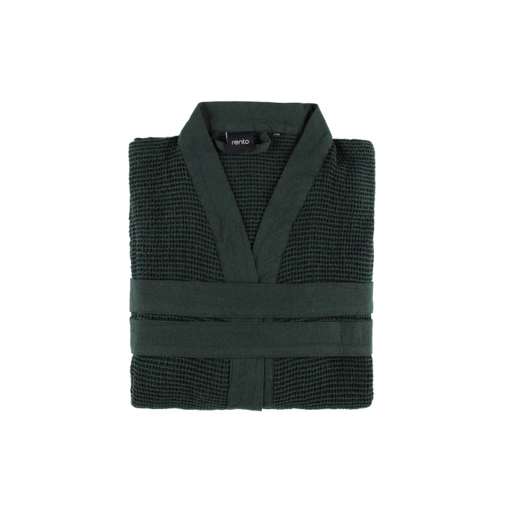Bathrobe in a gift box, RENTO KENNO, dark green