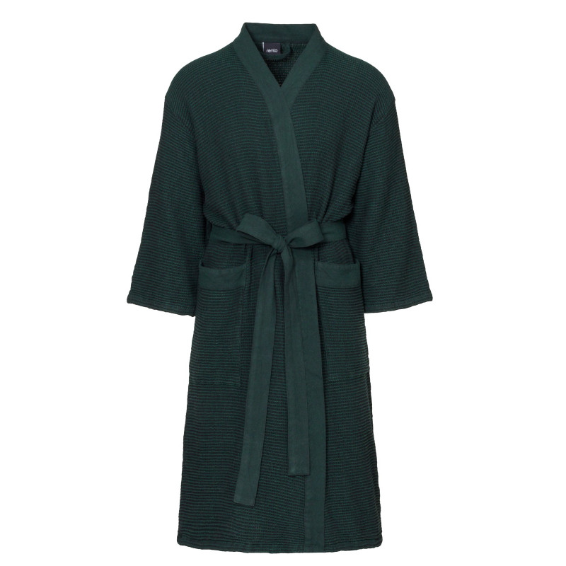 Bathrobe - RENTO KENNO, S/M, dark green Bathrobe - RENTO KENNO, S/M, dark green