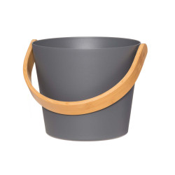 Aluminum bucket RENTO, grey 5 l  Aluminum bucket RENTO, grey 5 l