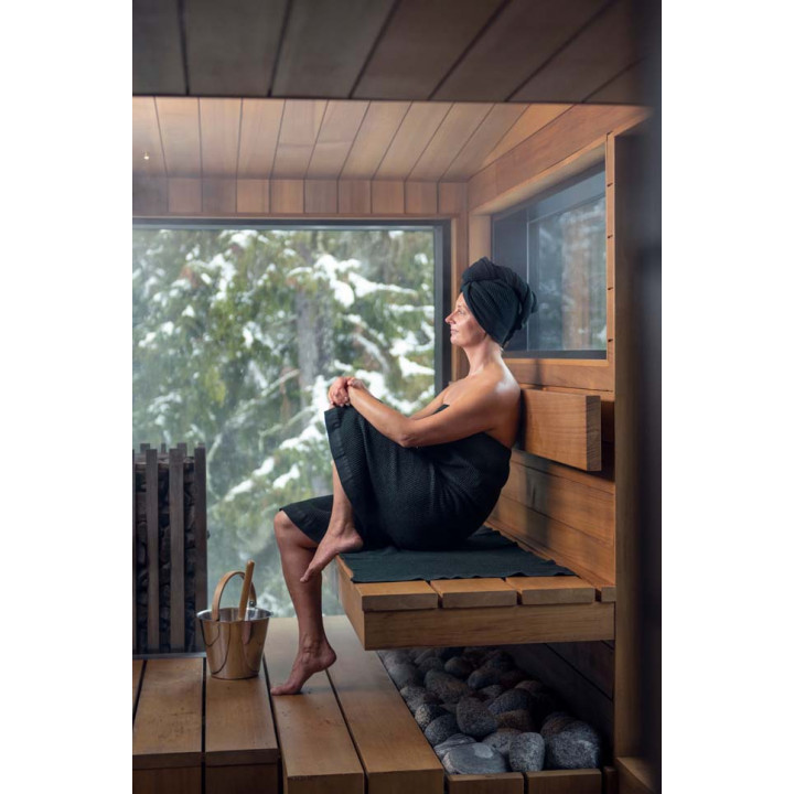 RENTO sauna seat cover - KENNO, 60 × 160, dark green