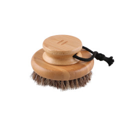 Bamboo body brush RENTO, round  Bamboo body brush RENTO, round