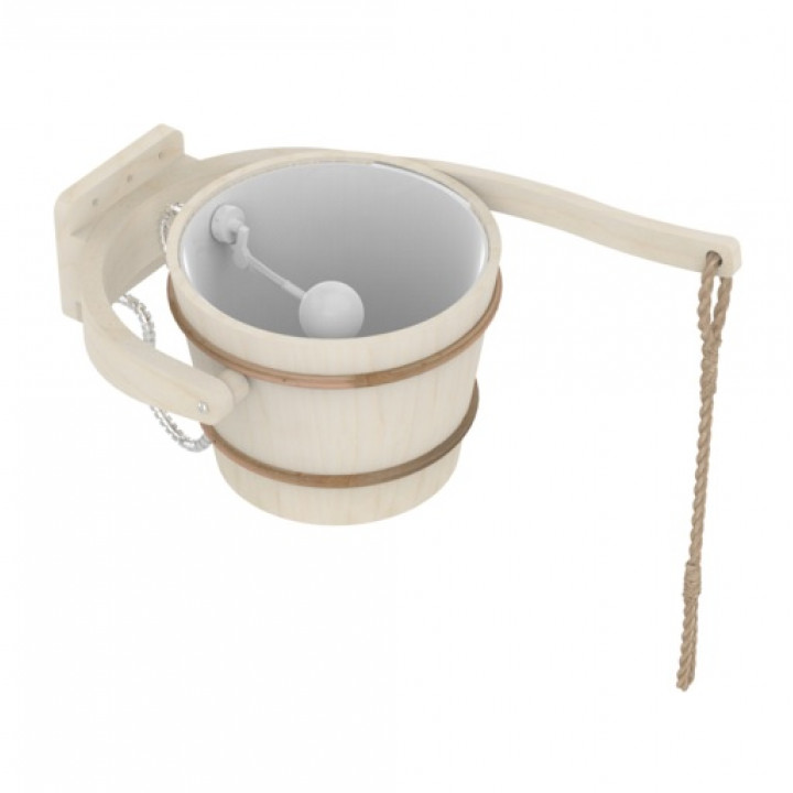 Cold shower pouring bucket Harvia, aspen, 18 l