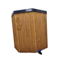 Cold plunge tub with wooden cladding, 200 l - 2