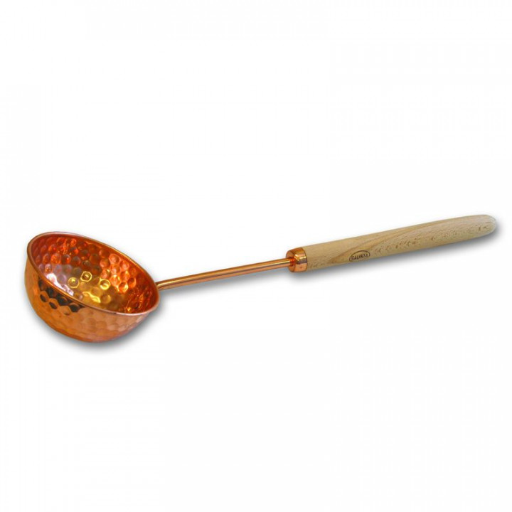 Copper scoop SAUNIA, 30 cm
