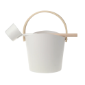 SAUFLEX aluminum bucket and ladle set - 1