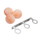 SAUFLEX Himalayan salt balls, with holder, 3 pcs