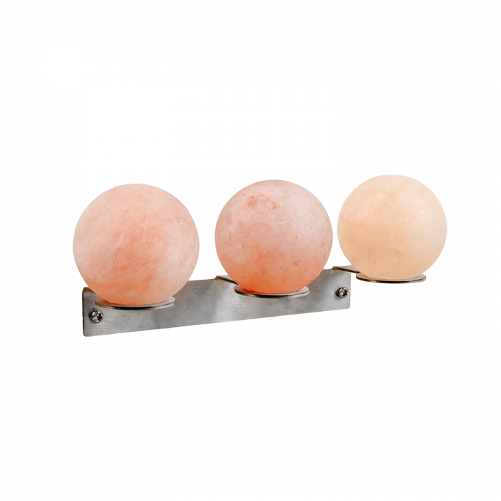 SAUFLEX Himalayan salt balls, with holder, 3 pcs