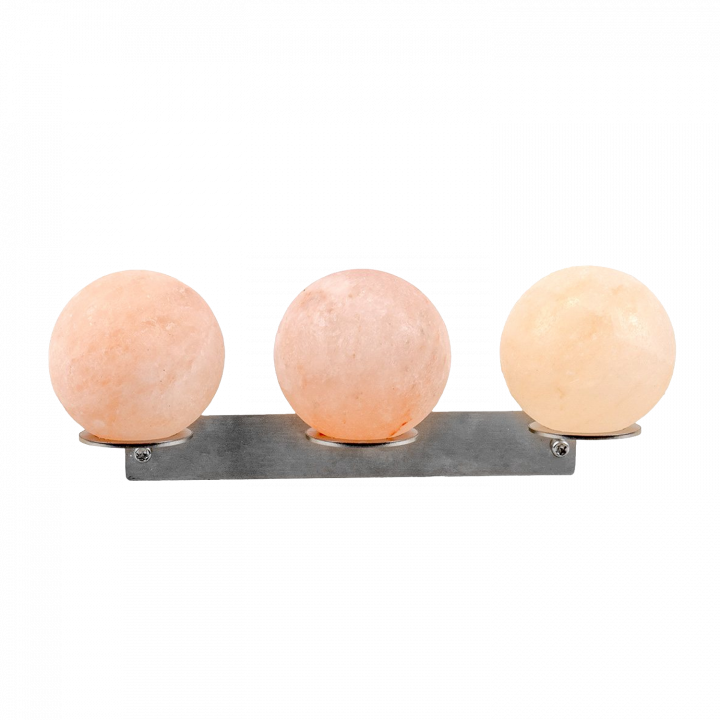 SAUFLEX Himalayan salt balls, with holder, 3 pcs