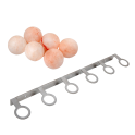 SAUFLEX Himalayan salt balls, with holder, 6 pcs - 1