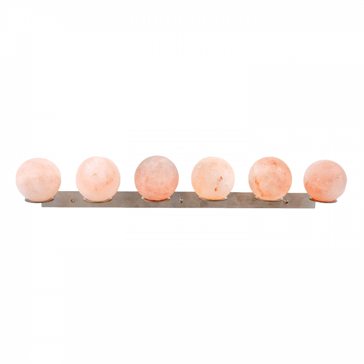SAUFLEX Himalayan salt balls, with holder, 6 pcs