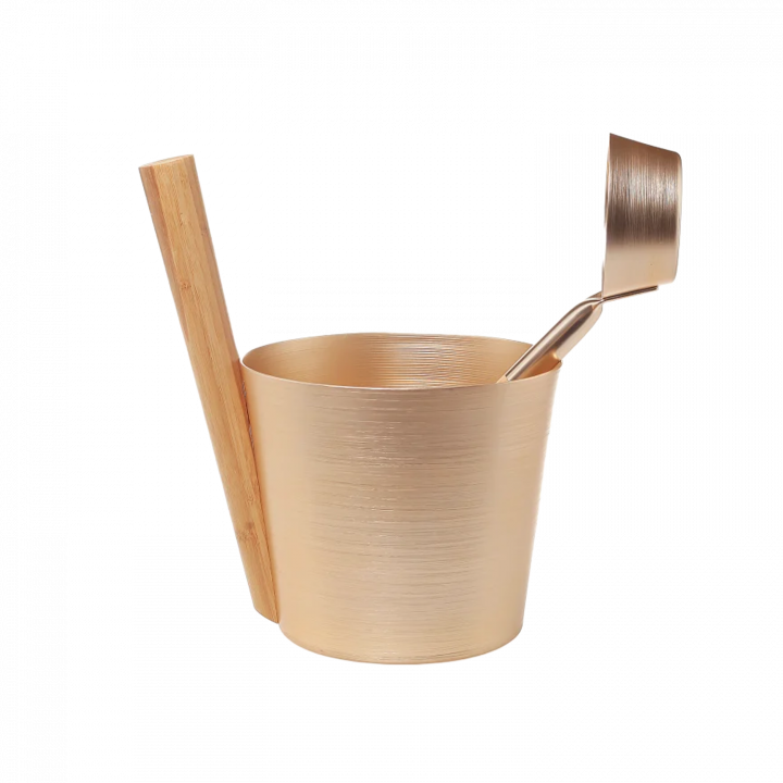 SAUFLEX bucket and ladle set 5 l, gold