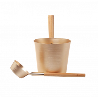 SAUFLEX bucket and ladle set 5 l, gold
