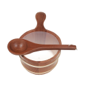 SAUFLEX wooden bucket 4 l, cedar - 1
