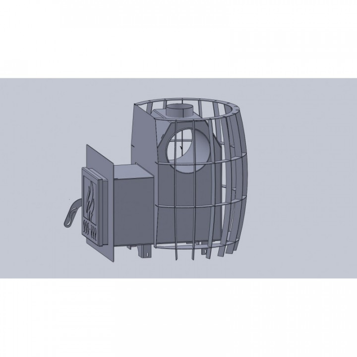 Woodburning sauna stove - TEPLODAR BARREL 16