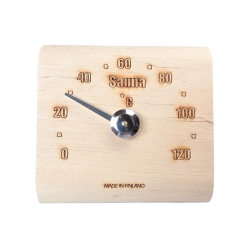 Saunia alder wood sauna thermometer 