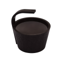 SAWO steamwater pail, black, 4 l - 0