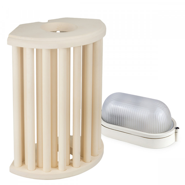 Sawo lamp and lattice set 915-VA, aspen