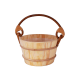SAWO wooden buckets 4 l, pine