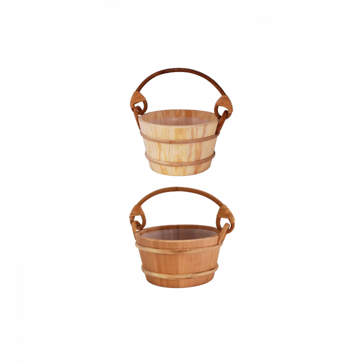 SAWO wooden buckets 4 l, pine