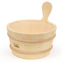 SAWO wooden bucket with wooden handle 4 l - 1
