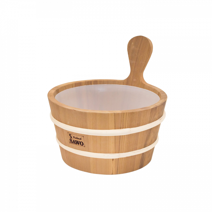 SAWO wooden bucket with wooden handle 4 l, cedar