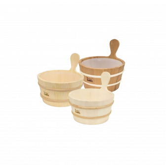 SAWO wooden bucket with wooden handle 4 l